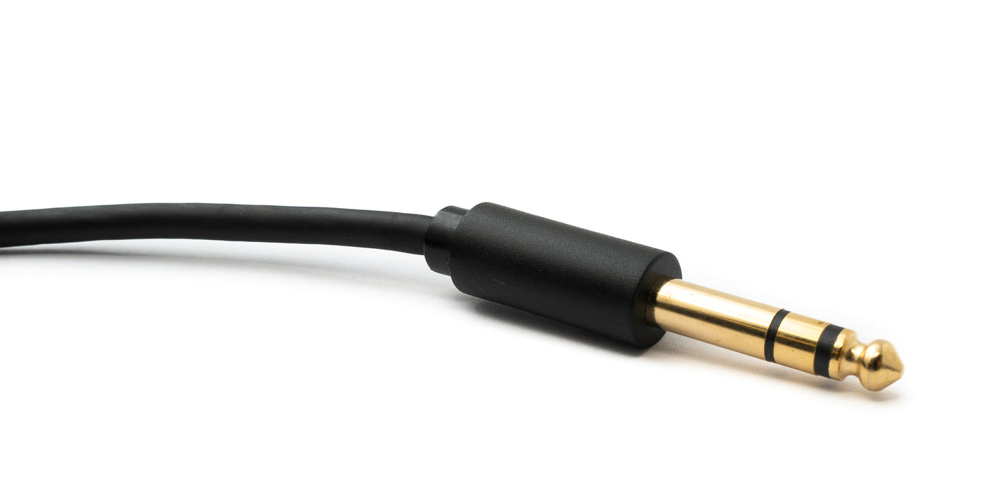 SYSTEM-S Hljóðsnúra 10 m XLR 3 pinna tengi í 6,35 mm jack tengi AUX