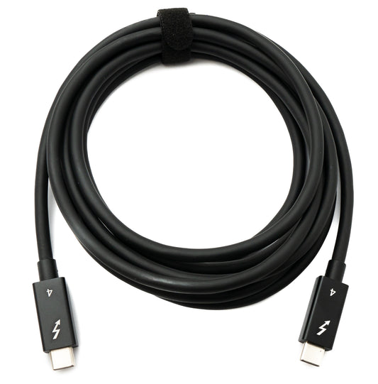 SYSTEM-S USB Thunderbolt 4 250 cm snúra af gerð C karlkyns í karlkyns 40 Gbit/s 240 W snúru millistykki