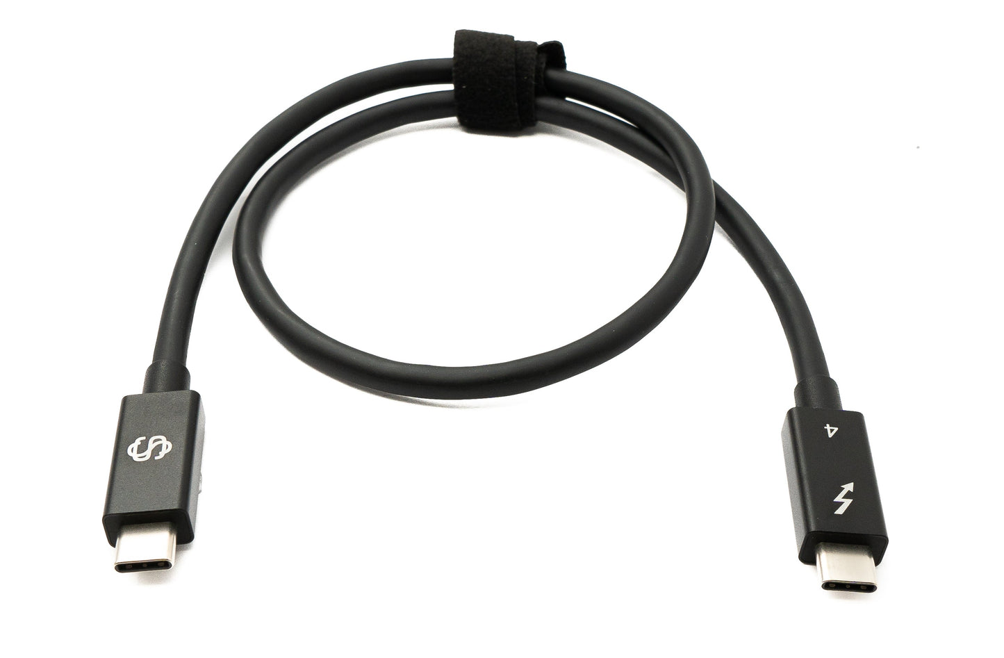 SYSTEM-S USB Thunderbolt 4 50 cm snúra af gerð C karlkyns í karlkyns 40 Gbit/s 240 W snúru millistykki