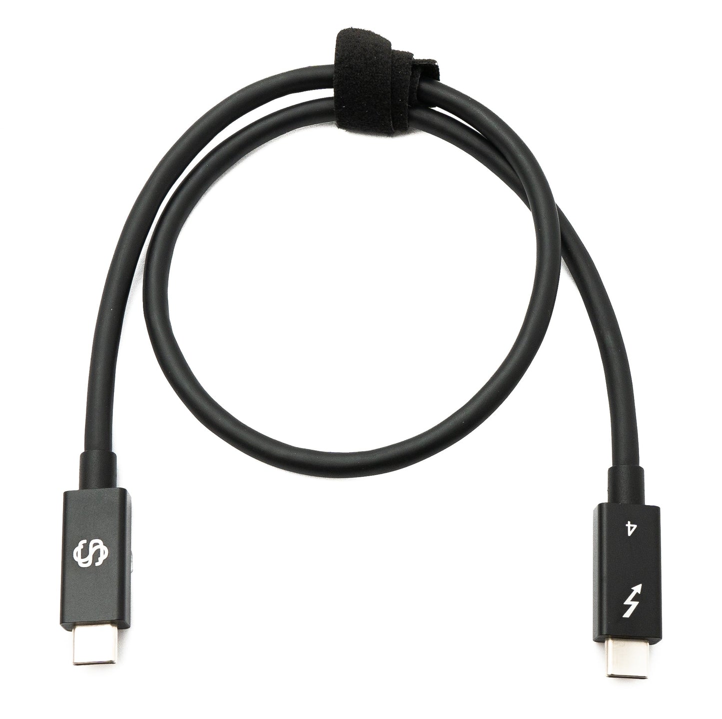 SYSTEM-S USB Thunderbolt 4 50 cm snúra af gerð C karlkyns í karlkyns 40 Gbit/s 240 W snúru millistykki