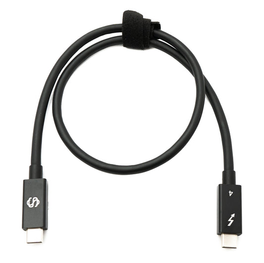 SYSTEM-S USB Thunderbolt 4 50 cm snúra af gerð C karlkyns í karlkyns 40 Gbit/s 240 W snúru millistykki