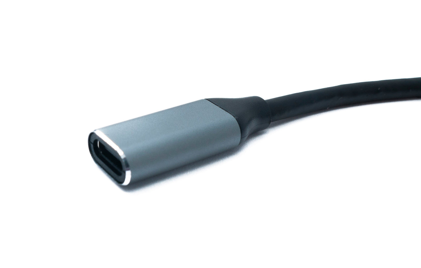 SYSTEM-S USB 3.2 Gen 2 snúra 25 cm Type C karlkyns í kvenkyns 20 Gbit/s 100 W 20 A