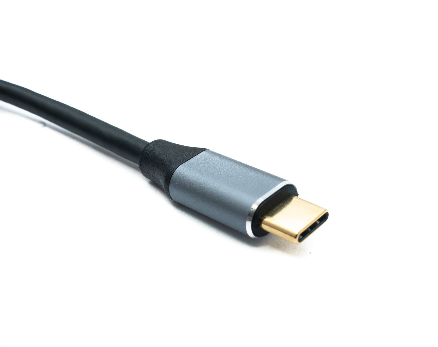 SYSTEM-S USB 3.2 Gen 2 snúra 25 cm Type C karlkyns í kvenkyns 20 Gbit/s 100 W 20 A
