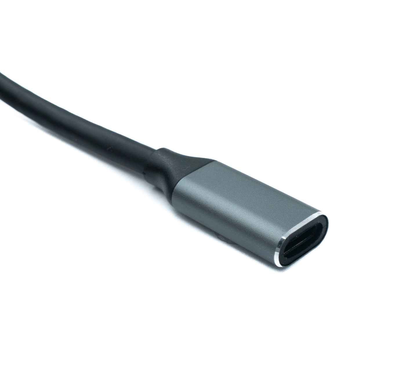 SYSTEM-S USB 3.1 Gen 2 Kabel 100 cm Typ C Stecker zu Buchse 10 Gbit/s 100W