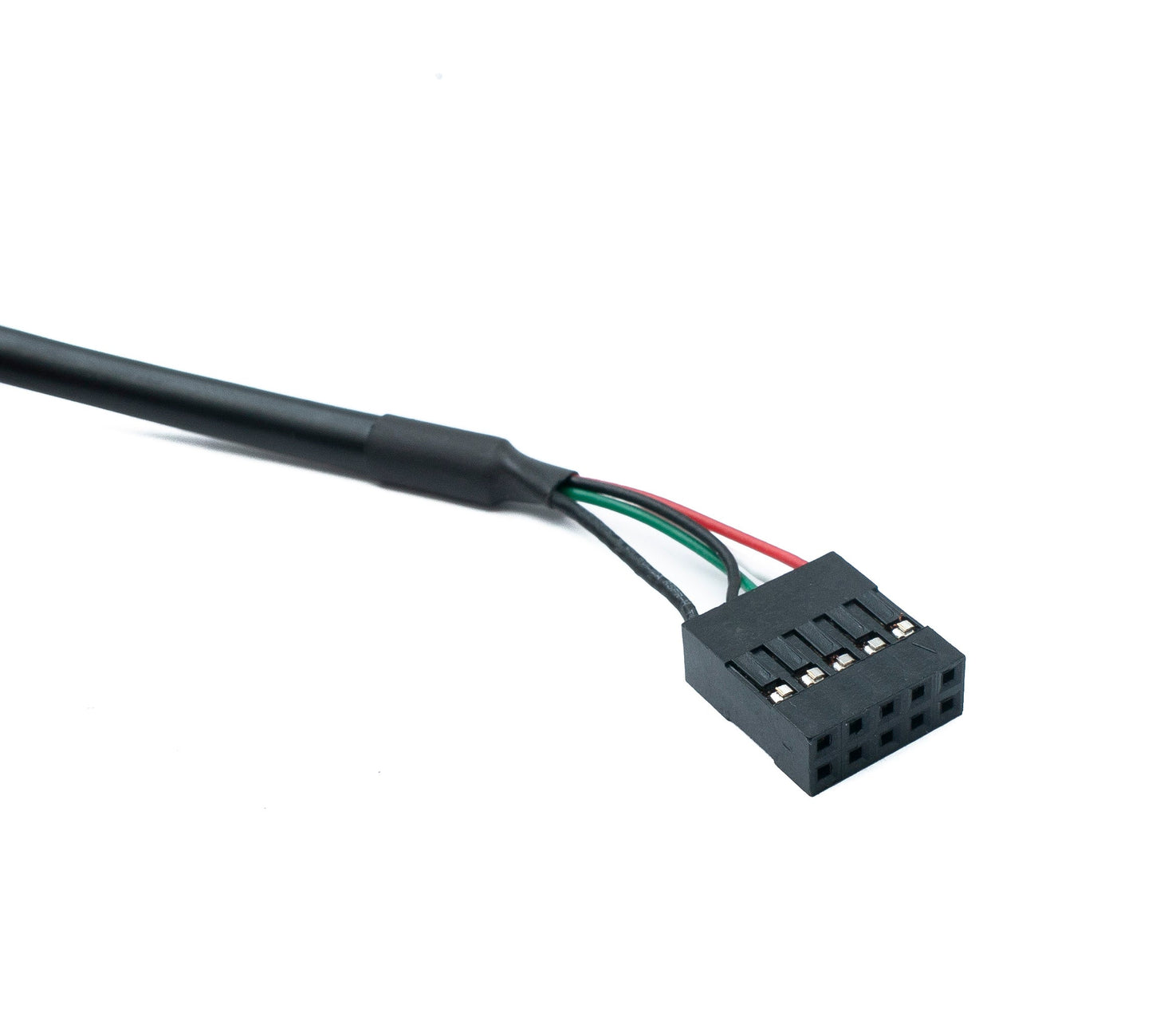 SYSTEM-S USB 2.0 snúra 50 cm Micro B karlkyns í 9 pinna Dupont kvenkyns 9 pinna kvenkyns