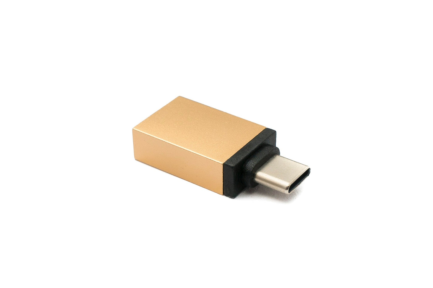 SYSTEM-S USB 3.1 millistykki, gerð C karlkyns í 3.0 A kvenkyns, 5 Gbit/s, bleikgult