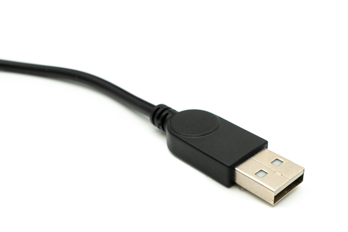 SYSTEM-S USB 2.0 Kabel 35 cm Mini B Buchse zu Typ A Stecker Winkel in Schwarz