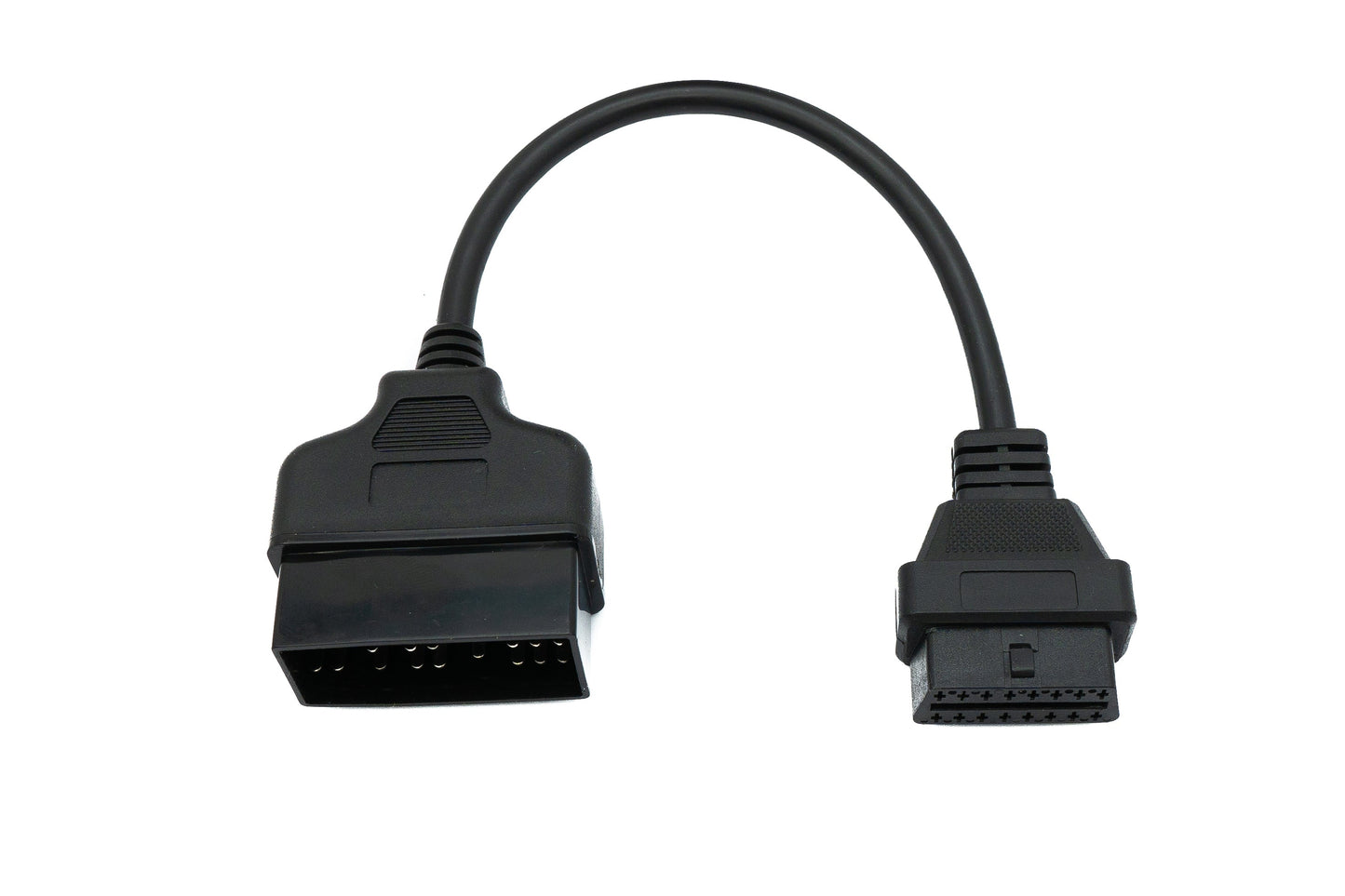 SYSTEM-S OBD Kabel 20 cm OBD 2 Buchse für Toyota 22pin in Schwarz Adapter Auto Diagnose