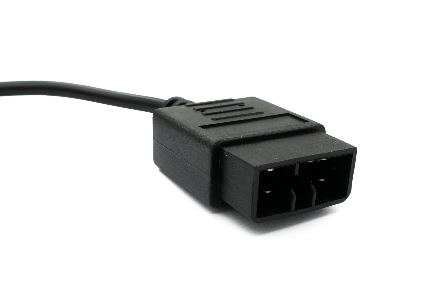SYSTEM-S OBD snúra 10 cm OBD 2 tengi fyrir Subaru 9 pinna í svörtu fyrir bílgreiningar
