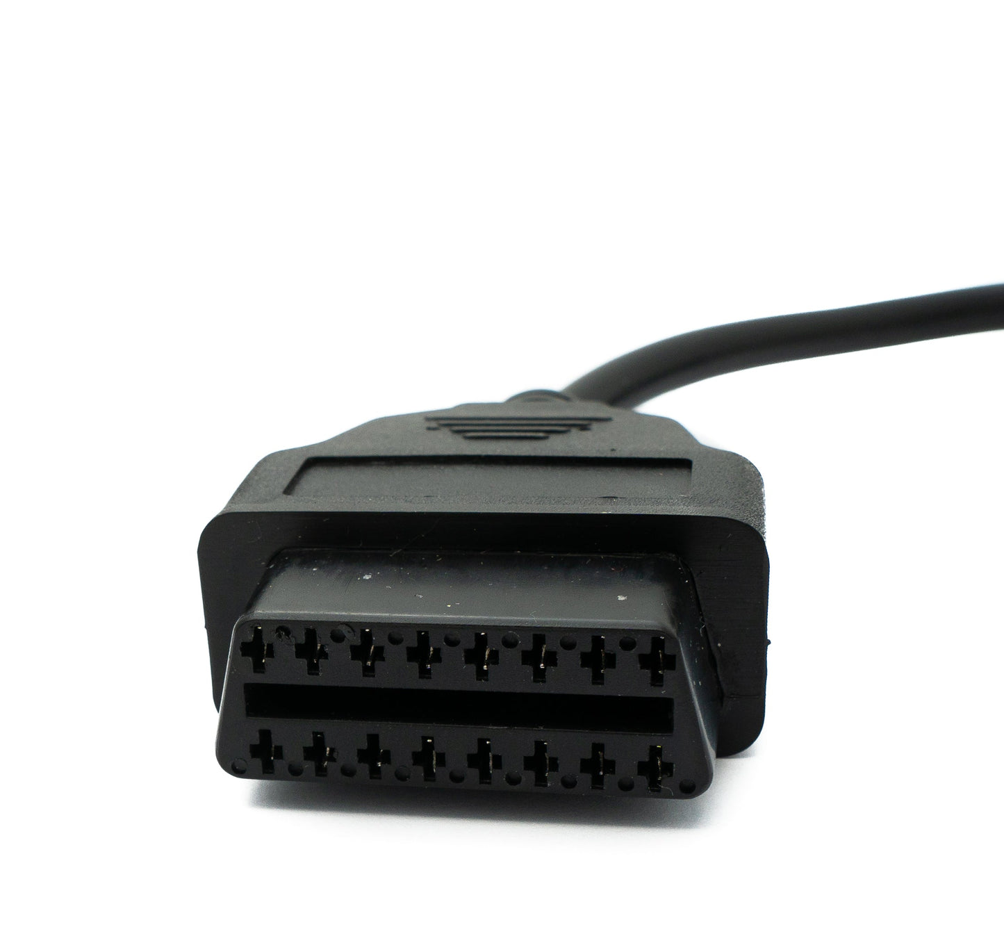 SYSTEM-S OBD snúra 10 cm OBD 2 tengi fyrir Subaru 9 pinna í svörtu fyrir bílgreiningar