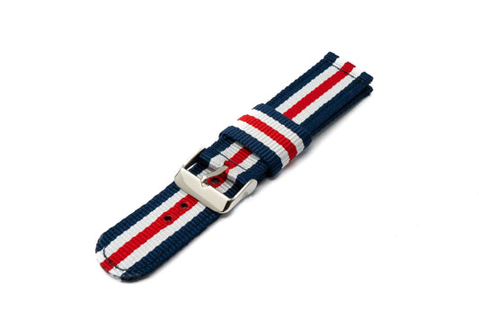 SYSTEM-S 20 mm nylon strap for Samsung Galaxy Watch 4 Smartwatch in color