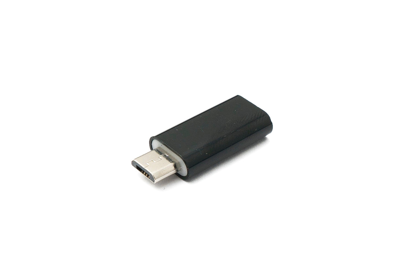 SYSTEM-S USB 3.1 millistykki af gerðinni C kvenkyns í 2.0 Micro B karlkyns í svörtu