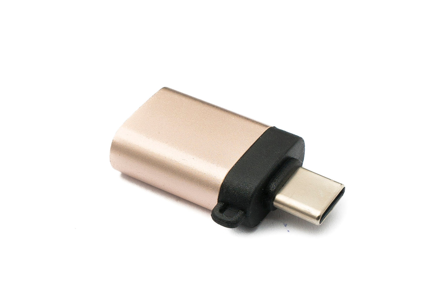 SYSTEM-S USB 3.1 millistykki af gerð C karlkyns í 3.0 af gerð A kvenkyns lykkja í bleikum gulum