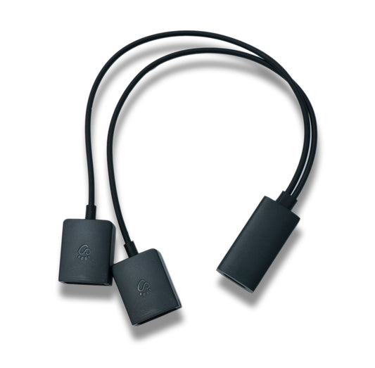 SYSTEM-S USB 3.1 snúra 20 cm hleðslustöð fyrir Xiaomi snjallgleraugu