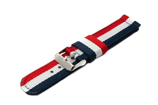 SYSTEM-S 20 mm nylon strap for Samsung Galaxy Watch 4 Smartwatch in color