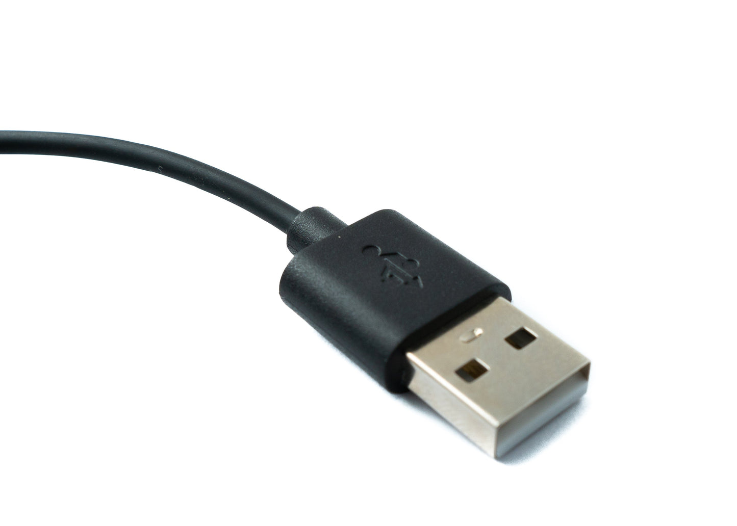 USB 2.0 Kabel 96 cm Ladekabel für OnePlus Band Smartwatch in Schwarz