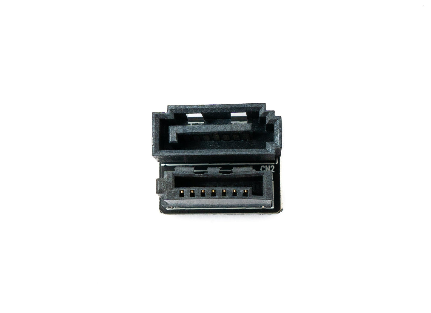 SYSTEM-S SATA U Turn Adapter 7Pin Buchse zu Stecker Kabel 360° für Mainboard SSD HDD