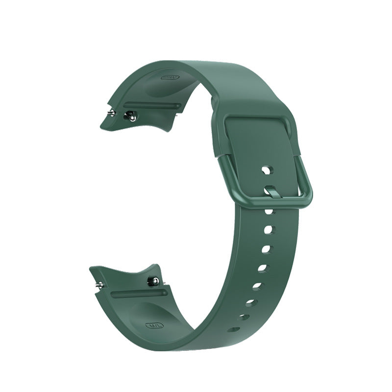 SYSTEM-S 20 mm silicone strap for Samsung Galaxy Watch 5 4 Smartwatch in green