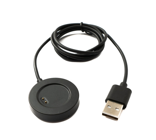 SYSTEM-S USB 2.0 snúra 95 cm hleðslustöð fyrir Realme TechLife DIZO Watch Pro í svörtu