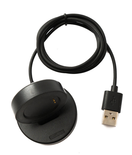 SYSTEM-S USB 2.0 snúra 95 cm hleðslustöð fyrir Realme Watch T1 snjallúr í svörtu