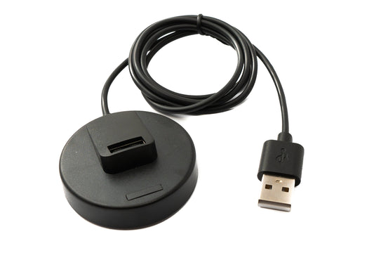 SYSTEM-S USB 2.0 cable 93 cm charging station plug to socket for Smartwatch in black
