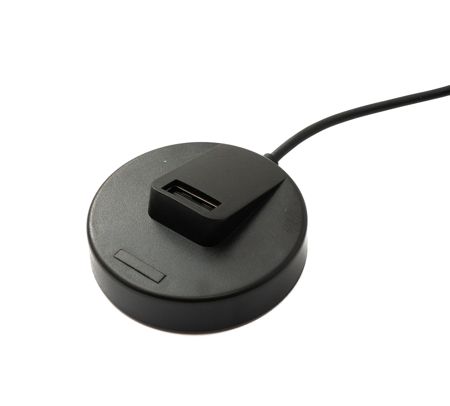 SYSTEM-S USB 2.0 snúra 93 cm hleðslustöð með tengi fyrir snjallúr í svörtu