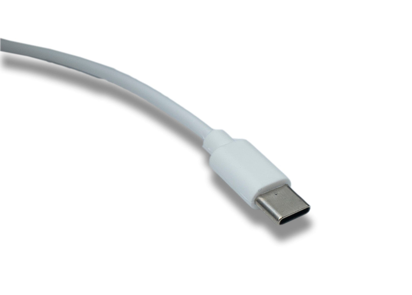 SYSTEM-S USB 3.1 snúra 100 cm hleðslustöð fyrir Fitbit Versa 4 3 Sense 2 1 í hvítu