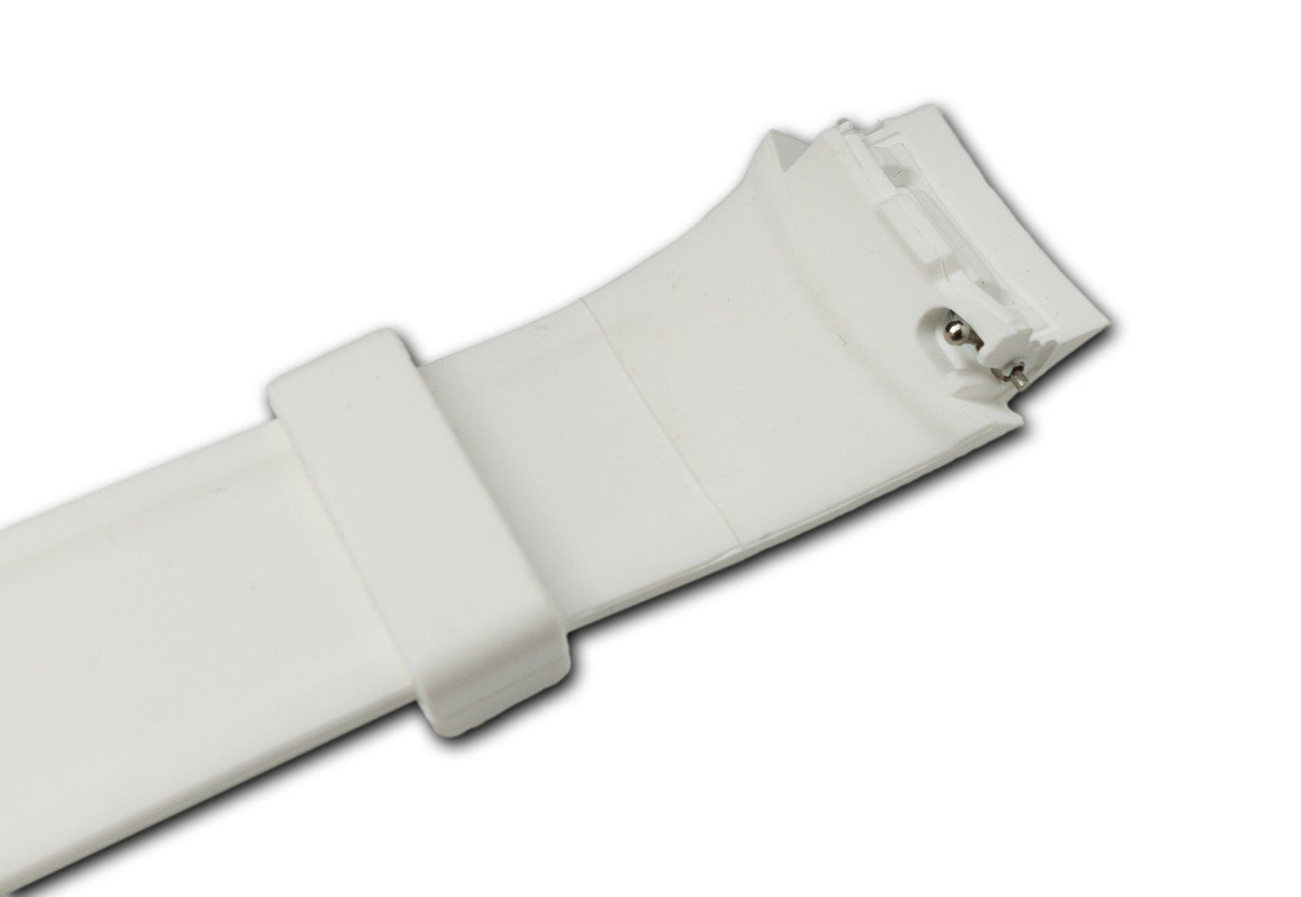 SYSTEM-S flexible silicone 20mm strap for Huawei Watch 2 Smartwatch in white