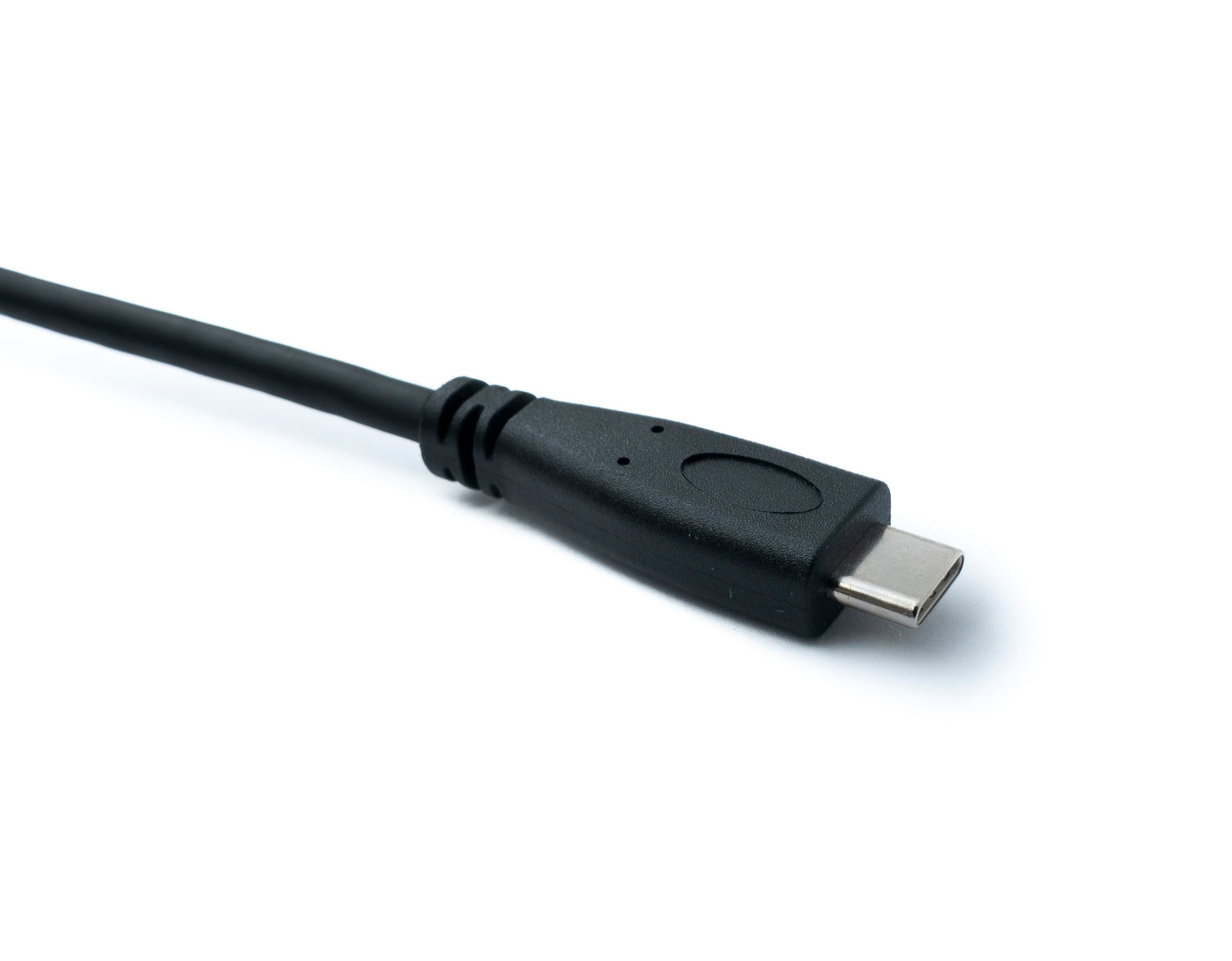 SYSTEM-S USB 3.1 Gen 2 Kabel 2 m Typ C Stecker zu Stecker Panel Mount Winkel Up Down Angled 10 Gbit/s 100W