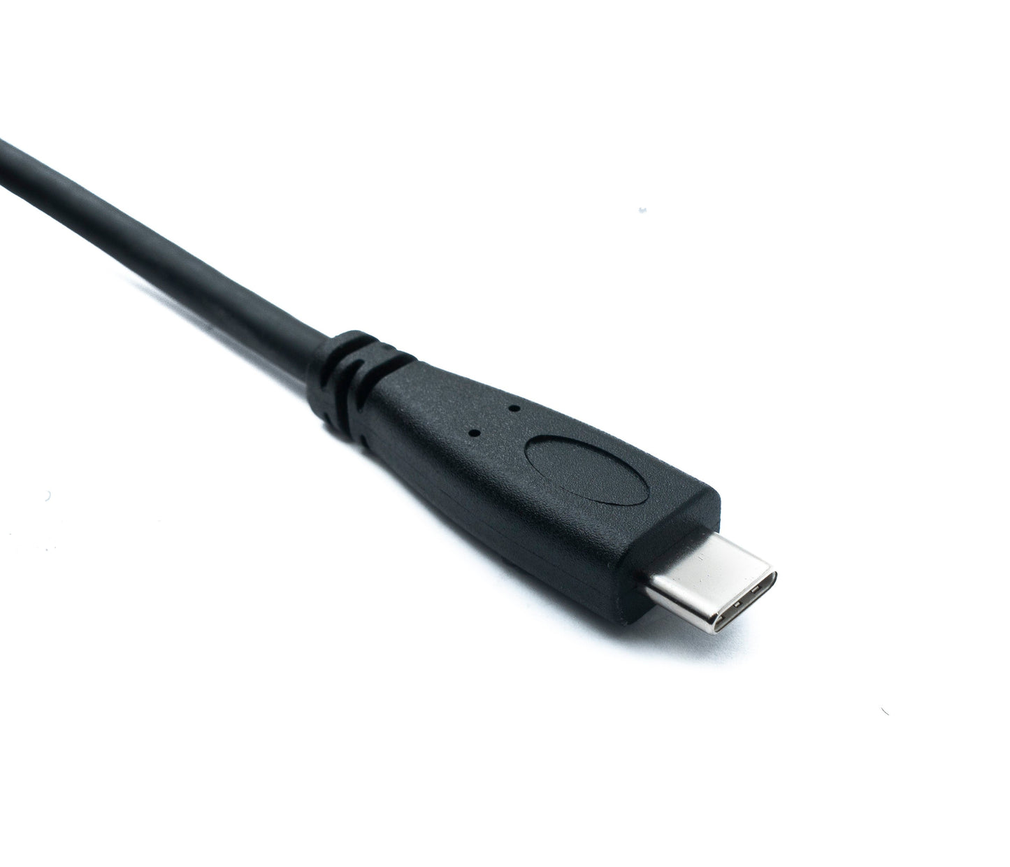 SYSTEM-S USB 3.1 Gen 2 Kabel 2 m Typ C Stecker zu Stecker Panel Mount Winkel Up Down Angled 10 Gbit/s 100W