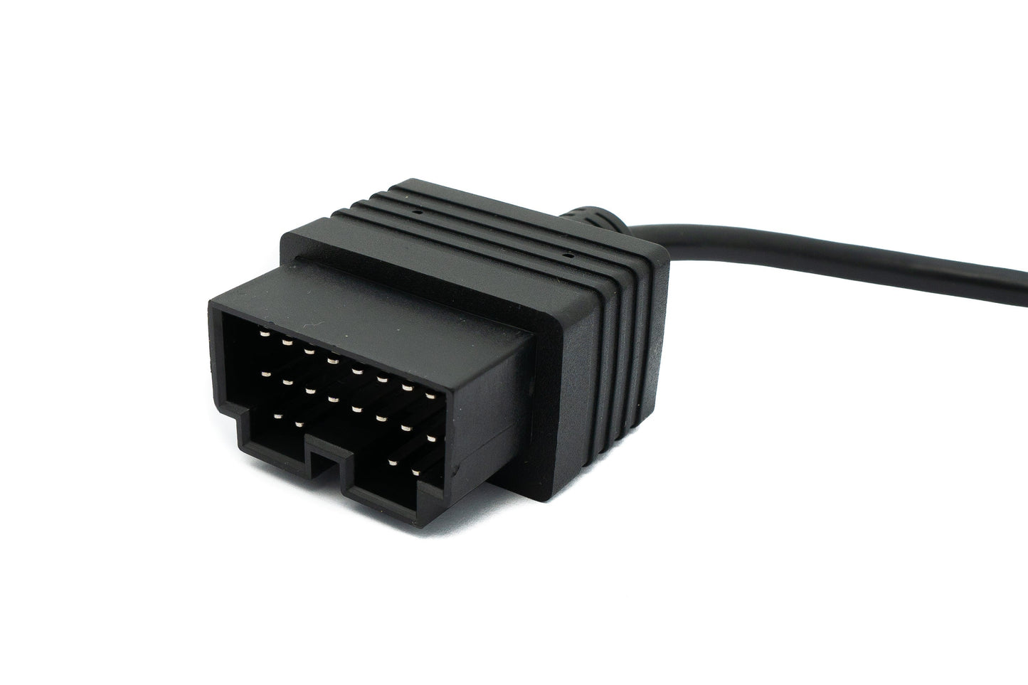 SYSTEM-S OBD Kabel 10 cm OBD 2 Buchse für Kia 20pin in Schwarz für Auto Diagnose