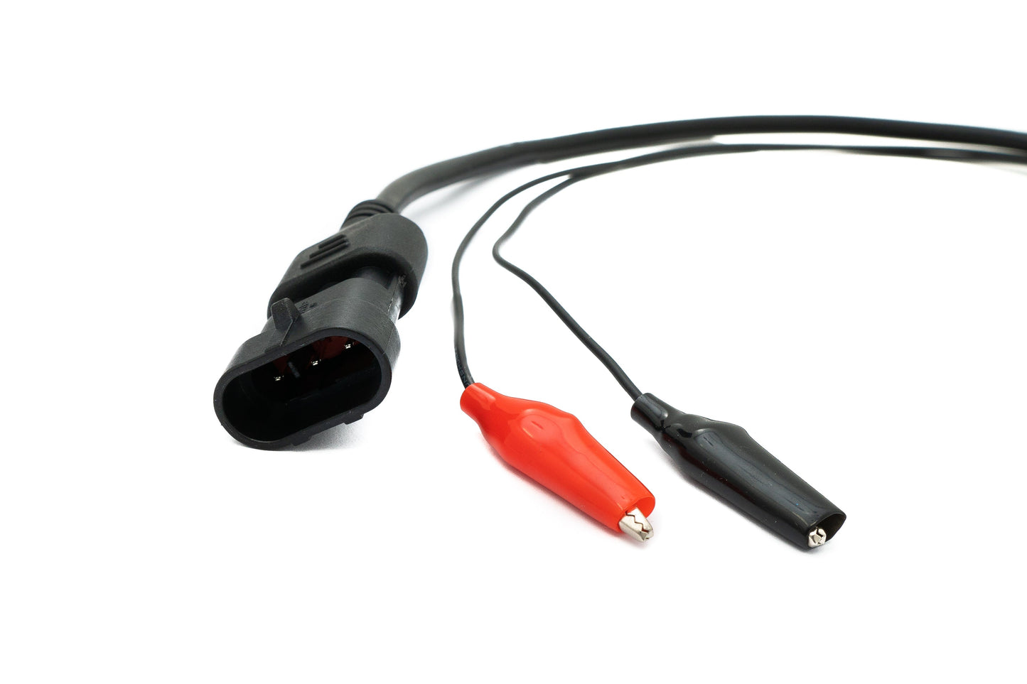 SYSTEM-S OBD Kabel 30 cm OBD 2 Buchse für Fiat 3pin in Schwarz für Auto Diagnose