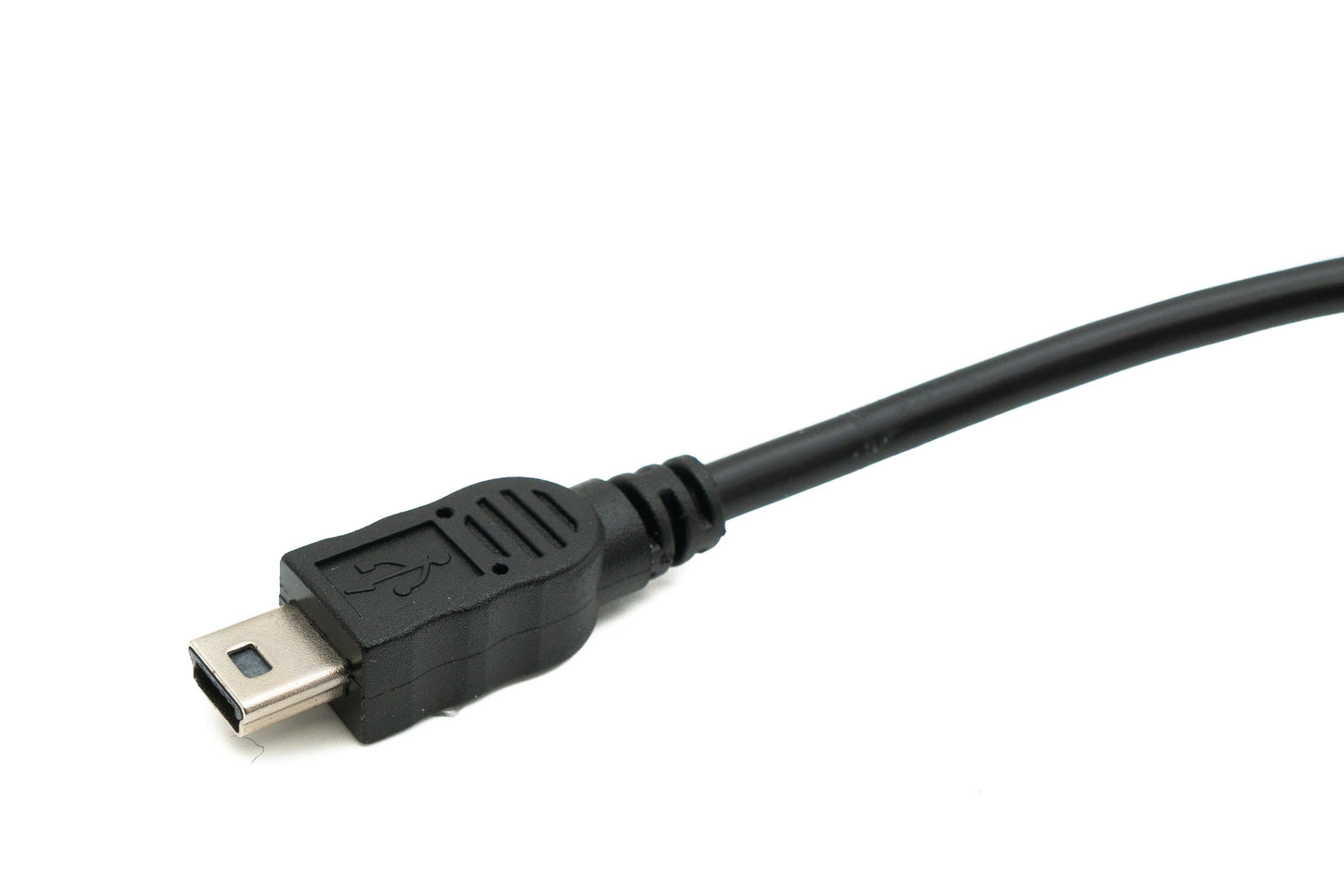 SYSTEM-S USB 2.0 Kabel 50 cm Mini B Stecker zu Stecker in Schwarz