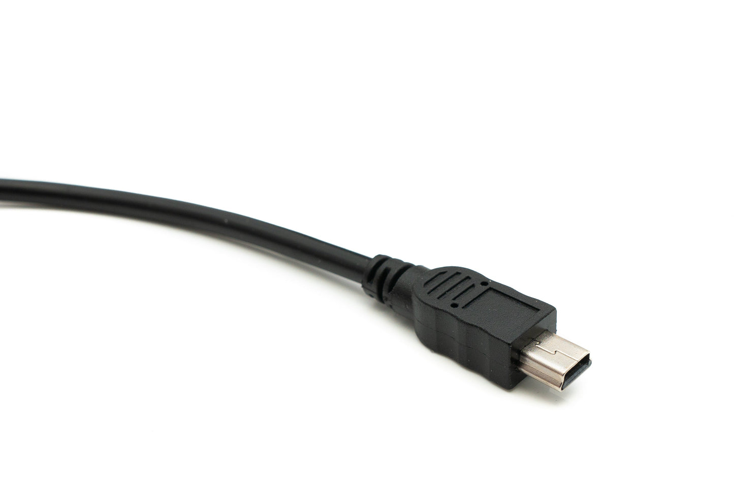 SYSTEM-S USB 2.0 Kabel 50 cm Mini B Stecker zu Stecker in Schwarz