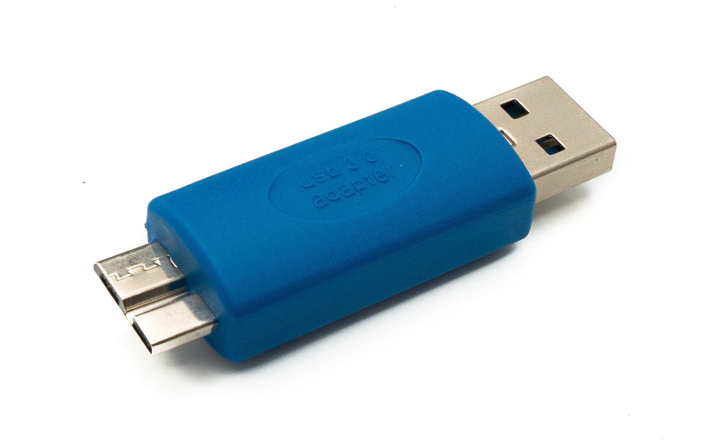 SYSTEM-S USB 3.0 millistykki af gerðinni A karlkyns í Micro B karlkyns snúra í bláu