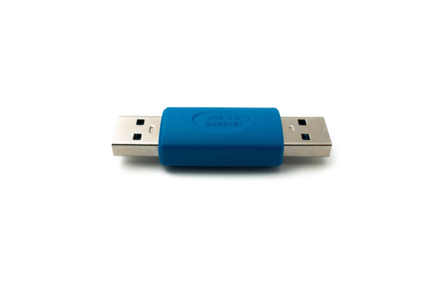 SYSTEM-S USB 3.0 millistykki af gerð A karlkyns í karlkyns snúru í bláu
