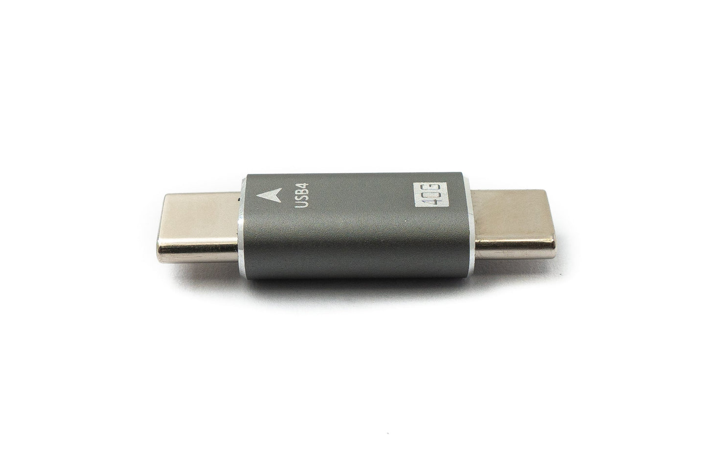 SYSTEM-S USB4 USB Adapter Type C Male to Male 40 Gbit/s USB 4.0 Cable in Gray