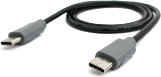 SYSTEM-S USB 3.1 cable 50 cm Type C male to male black