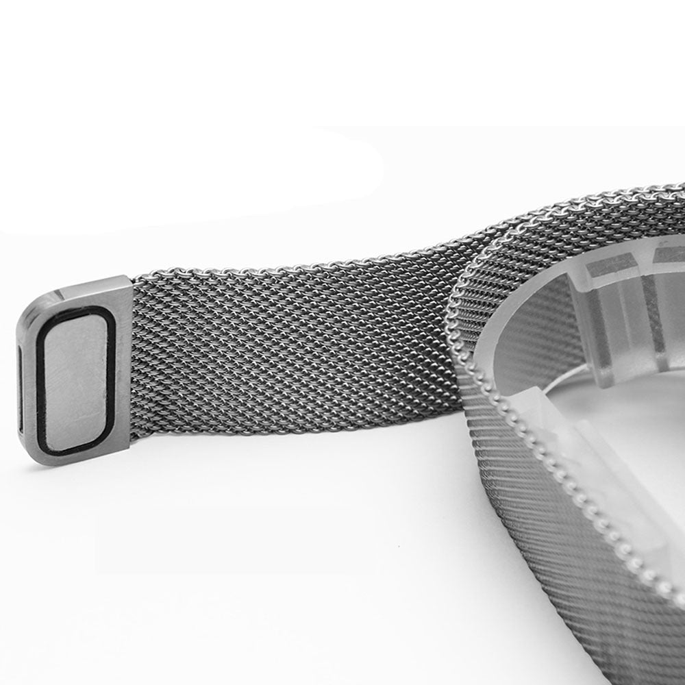 SYSTEM-S Armband 20 mm Milanaise aus Metall schmal für Samsung Galaxy Watch 4 Smartwatch