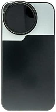 SYSTEM-S ND Vario Filter 37 mm 2 to 4000 Neutral Density with Case for iPhone 14 Plus