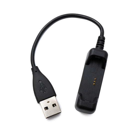 SYSTEM-S USB 2.0 cable 10 cm charging cable for Fitbit Flex 2 Smartwach in black