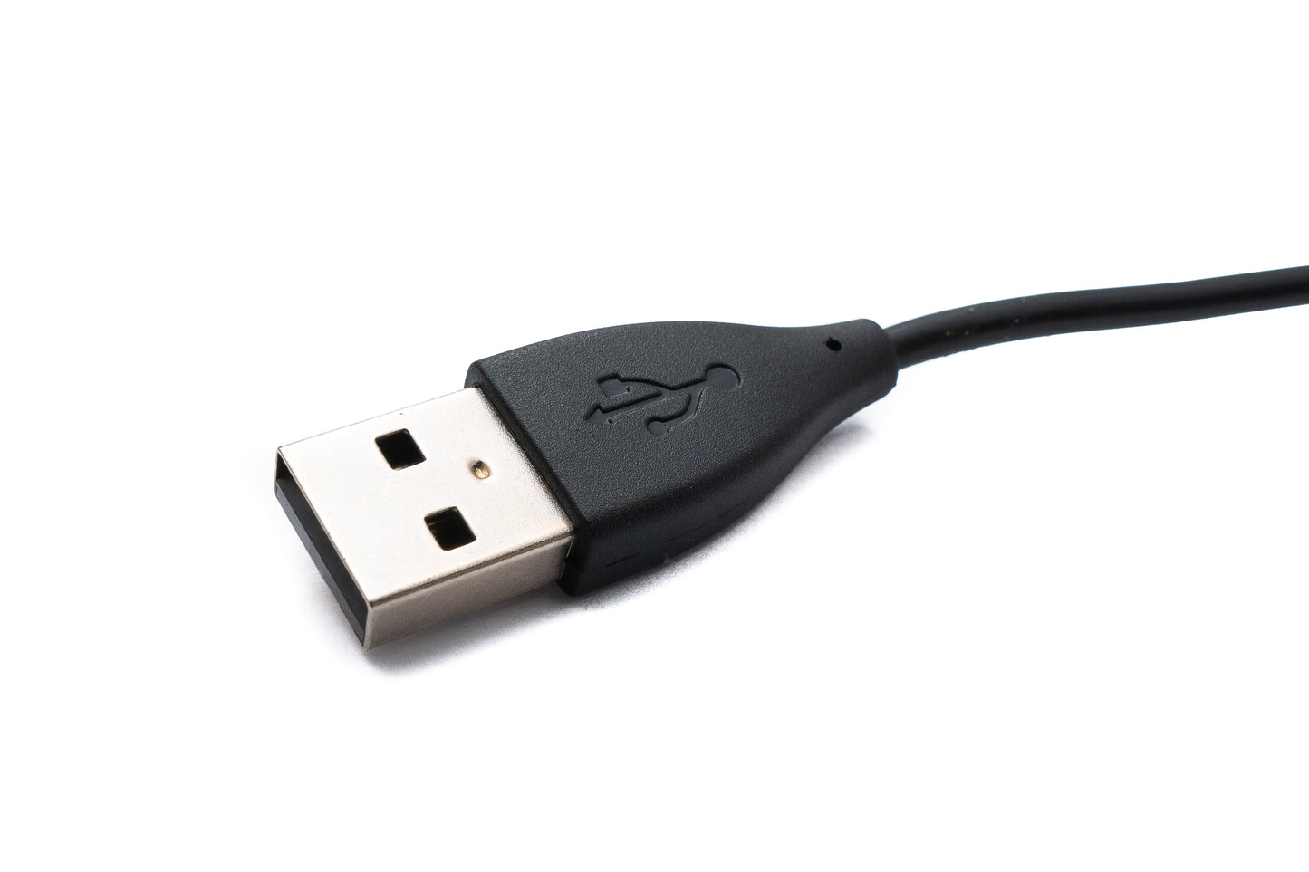 SYSTEM-S USB 2.0 cable 10 cm charging cable for Fitbit Flex 2 Smartwach in black