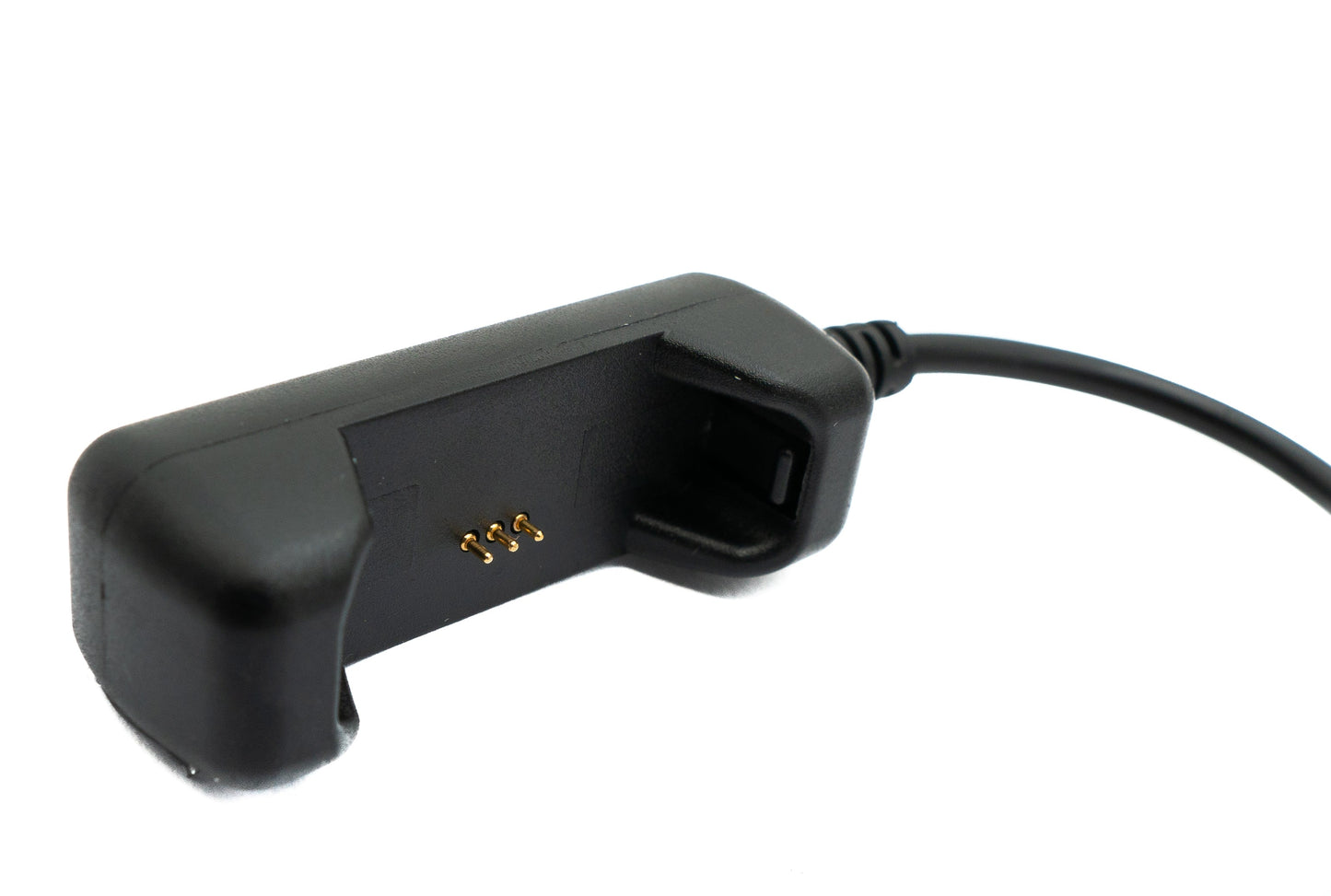 SYSTEM-S USB 2.0 snúra, 10 cm hleðslusnúra fyrir Fitbit Flex 2 snjallúr, svört