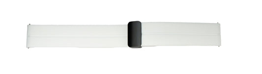 SYSTEM-S 20 mm silicone strap with folding clasp for Smartwatch in white