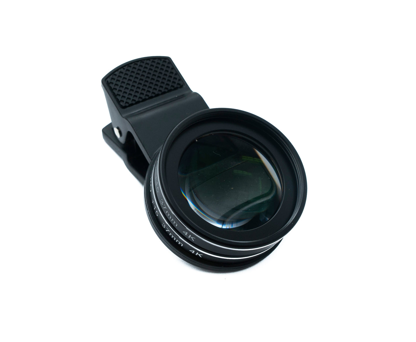 SYSTEM-S Makro Linse 15x Zoom Close Up Filter Kit mit Clip Beutel in Schwarz