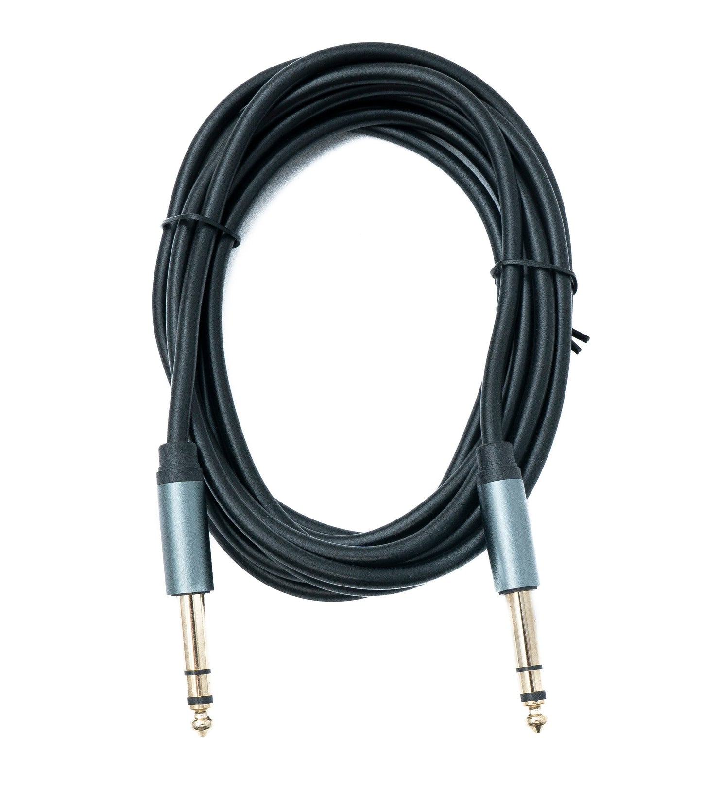 SYSTEM-S Audio Jack Cable 3 m AUX 6.35 mm 3-pin TRS Male to Male Adapter