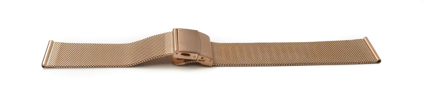 SYSTEM-S Milanese málmarmband fyrir Fitbit Versa 1 2 Lite snjallúr í gulu