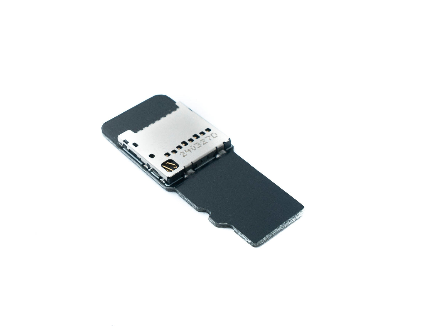 SYSTEM-S SD-kort millistykki Micro SD karlkyns í kvenkyns framlengingarsnúra í svörtu