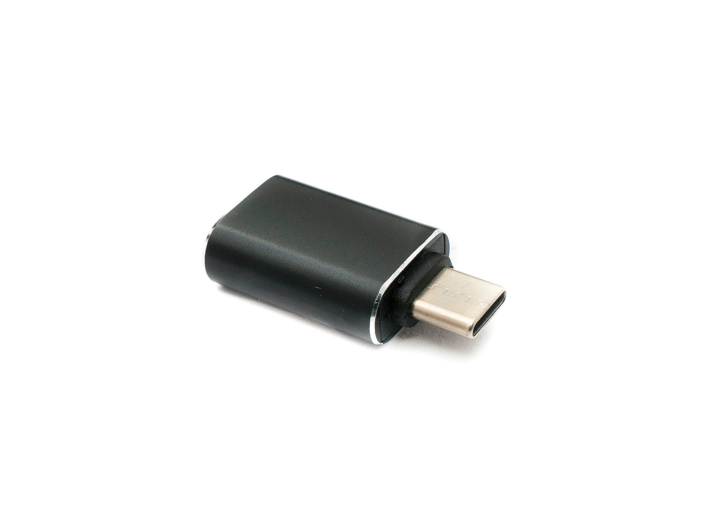 SYSTEM-S USB 3.1 millistykki, gerð C karlkyns í 3.0 A kvenkyns, 5 Gbit/s 100W, svart