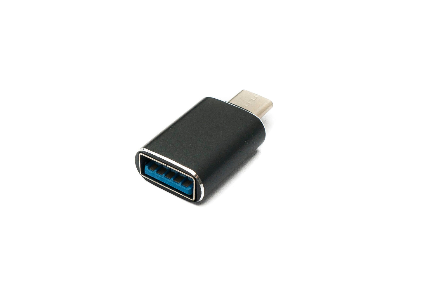 SYSTEM-S USB 3.1 millistykki, gerð C karlkyns í 3.0 A kvenkyns, 5 Gbit/s 100W, svart